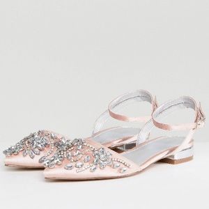Brand New ASOS Embellished Ballet Flats Size 9